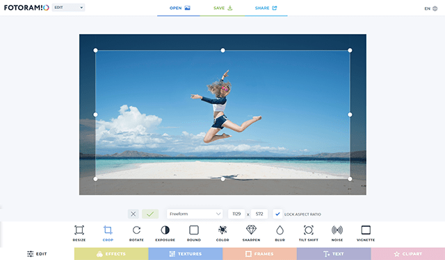 Fotoramio Photo Editor Online